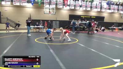 100 lbs Round 1 - Elliott Gnewuch, McDominate Training Center vs Jacob Rauch, Iowa