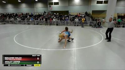 106 lbs Cons. Round 1 - Wesley Leeper, Thunder Mountain WC vs Benjamin Walsh, Moen Wrestling Academy