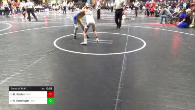 80 lbs Consi Of 16 #1 - Rob Waller, Franklin Regional vs Nash Reininger, Northern Bedford