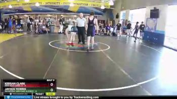 120 lbs Round 3 (8 Team) - Jayden Morris, Roundtree Wrestling Academy vs Keegan Clark, Free-Buch-Creek #1
