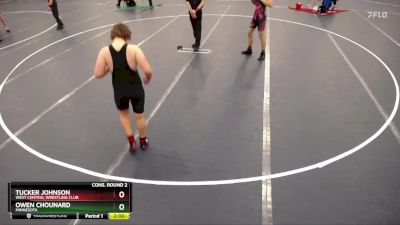 157 lbs Cons. Round 2 - Tucker Johnson, West Central Wrestling Club vs Owen Chounard, Minnesota