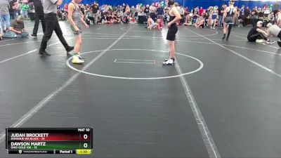 88 lbs Finals (2 Team) - Dawson Martz, Ohio Gold 10k vs Judah Brockett, Donahue WA Black