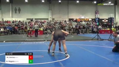 174 lbs Rd Of 32 - Myles Amine, Michigan vs Bryce Rogers, Brown University