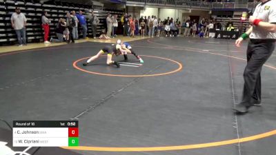 70 lbs Round Of 16 - Cooper Johnson, Girard vs Weston Cipriani, West Jefferson Hills