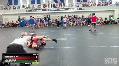 105 lbs Semis & 1st Wrestleback (8 Team) - Easton Balma, Xtreme Team vs Levi Greene, Glasgow WA