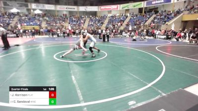 155 lbs Quarterfinal - Jason Harrison, Platte Valley vs Cj Sandoval, Miners