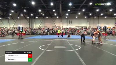 149 lbs C Of 32 #2 - Davion Jeffries, Oklahoma vs Chrisitan Kanzler, Illinois