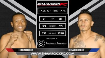 Cesar Morales vs. Edmund Coley - Shamrock FC 306 Replay