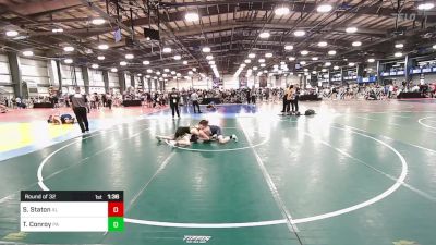 120 lbs Round Of 32 - Stone Staton, AL vs Tyler Conroy, PA