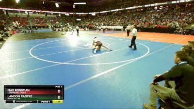 D2-145 lbs Quarterfinal - Max Ronsman, Luxemburg-Casco vs Landon Radtke, River Valley