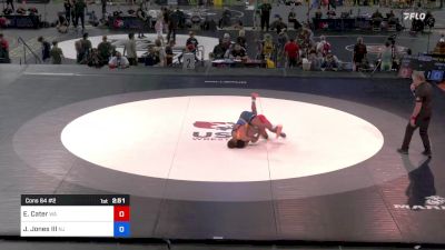 132 lbs Cons 64 #2 - Emanuel Cater, Washington vs Jimmie Jones III, New Jersey