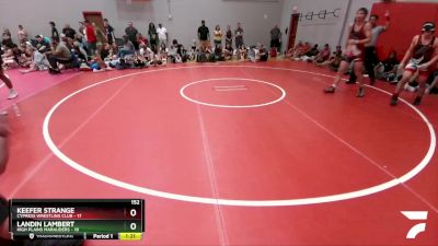 152 lbs Round 1 (6 Team) - Keefer Strange, Cypress Wrestling Club vs Landin Lambert, High Plains Marauders