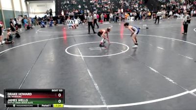 113 lbs Quarterfinal - Drake Howard, SBL Warriors vs James Wells, Battle Creek Brave Elite