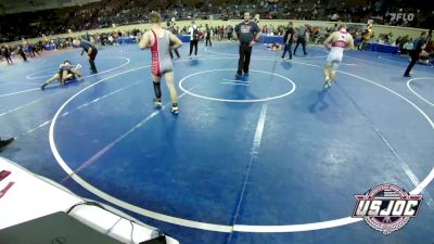 155 lbs Consi Of 8 #1 - Bryson Thomas, Collinsville Cardinal Youth Wrestling vs Paden Berg, Hinton Takedown Club