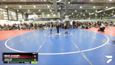 76 lbs Cons. Round 2 - Brady Schnabel, Heavy Hitting Hammers vs Zayd Ali, Mat Sharks