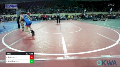 92 lbs Quarterfinal - Jai Robins, R.a.w. vs Jace Haddon, Deer Creek Wrestling Club