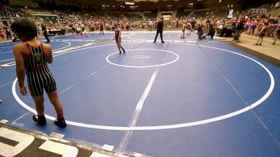 90 lbs Quarterfinal - Benjamin Fisher, HURRICANE WRESTLING ACADEMY vs Bronc Sumpter, Vian Wrestling Club