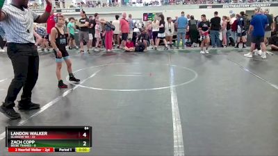 64 lbs Round 4 (6 Team) - Zach Copp, Beebe Trained vs Landon Walker, Glasgow WA