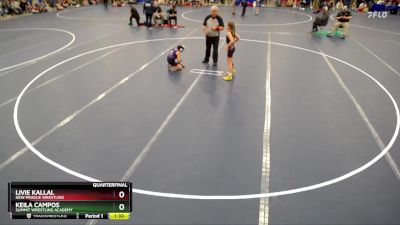 Quarterfinal - Keila Campos, Summit Wrestling Academy vs Livie Kallal, New Prague Wrestling