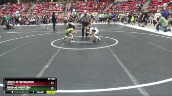 46 lbs Champ. Round 2 - Lincoln McCrackin, Victory vs Thomas Hentzen, Carroll Wrestling Club