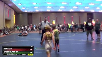 46 lbs Semis & 1st Wrestleback (8 Team) - Brodie Blattner, MO Outlaws Gold vs Kyan Keys, Untouchables