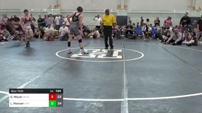 140 lbs Pools - Greyson Meyer, Metro All-Stars vs Landen Messer, Dayton Bandits - Gray