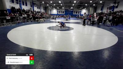 138 lbs Consi Of 8 #1 - Bobby Hennessey, Chelmsford vs Ben Hankinson, Braintree