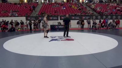 62 kg Cons 16 #2 - Eve Berrington, California vs Delaney Graves, White River Hornets Wrestling Club