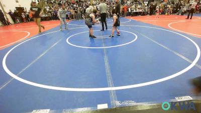 Round Of 16 - Ryett Fretwell, Wyandotte Youth Wrestling vs Remington Scott, Miami Takedown Club