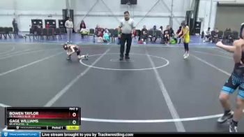 52 lbs Round 2 (8 Team) - Gage Williams, 84 Athletes vs Bowen Taylor, PA Alliance Blue