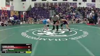 92 lbs Round 2 (6 Team) - Tommy Young, Butler vs Casen Snyder, Washington Courthouse