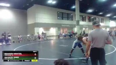 126 lbs Round 1 (6 Team) - Branden Wentzel, MAWA Blue vs Rayshun James, Raw (Raleigh)