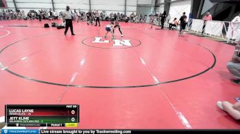 80 lbs Rd# 7- 10:45am Saturday Final Pool - Lucas Layne, Minion Black vs Jett Kline, Oklahoma Outlaws Red