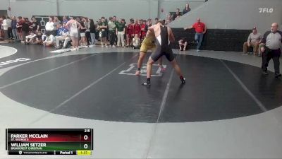 215 lbs Champ. Round 1 - William Setzer, Briarcrest Christian vs Parker McClain, St. George`s