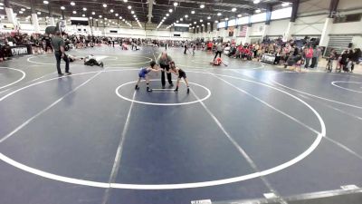 46 lbs Semifinal - Aiden Leyba, New Mexico vs Leo Hinson, Mingus Mountain WC