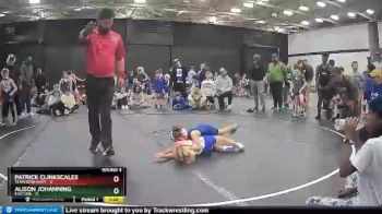 40 lbs Alison Johanning, Eastside vs Patrick Clinkscales, Team Bear Navy