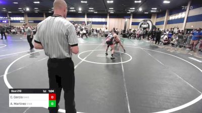 175 lbs Semifinal - Carlos Garcia, Oakdale vs Azariah Martinez, Star Platinum Wr Ac