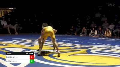 149 lbs Alek Martin, SDSU vs Chase Zollman, UW