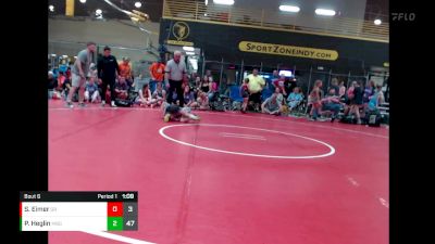 58 lbs Semis & 1st Wrestleback (8 Team) - Presley Heglin, Missouri BattleGear White vs Stella Eimer, Gone Rogue