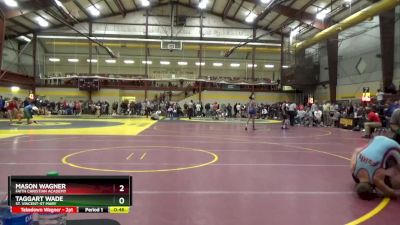 138 lbs Cons. Round 2 - Mason Wagner, Faith Christian Academy vs Taggart Wade, St. Vincent-St Mary