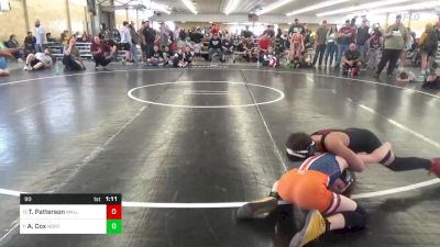 90 lbs Consi Of 8 #2 - Ty Patterson, Wallkill vs Aydin Cox, Northumberland