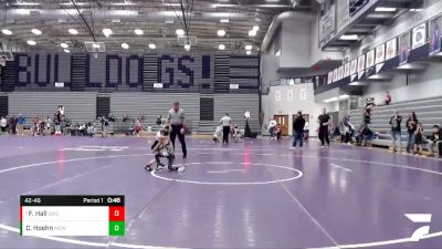 42-46 lbs Quarterfinal - Finley Hall, Greentown Wrestling Club vs Case Hoehn, Maurer Coughlin Wrestling Club