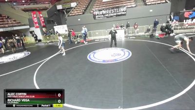 190 lbs Quarterfinal - Richard Vega, California vs Alec Coffin, Mad Dawg Wrestling Club