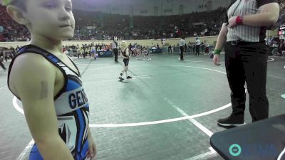 52 lbs Consi Of 16 #2 - Dominyck Moreno, Genesis Wrestling vs Graysen Pierson, Blackwell Wrestling Club