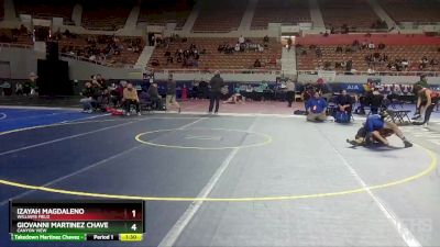 D2-120 lbs Quarterfinal - Giovanni Martinez Chavez, Canyon View vs Izayah Magdaleno, Williams Field