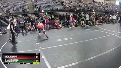 105 lbs Finals (8 Team) - Jack Jenkins, North Dakota 2 vs Chase Rocole, Nebraska Blue