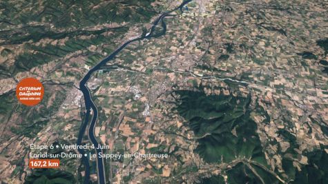 2021 Criterium Du Dauphine Stage 6 Flythrough