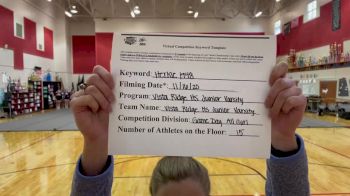 Vista Ridge High School [Game Day JV/Freshman] 2020 NCA November Virtual Championship