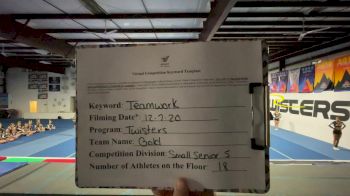 Twisters - Gold [Level 5 L5 Senior] Varsity All Star Virtual Competition Series: Event VII