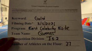 East Celebrity Elite [L3.2 Junior - PREP] 2021 Varsity Virtual Competition Series - Prep & Novice I
